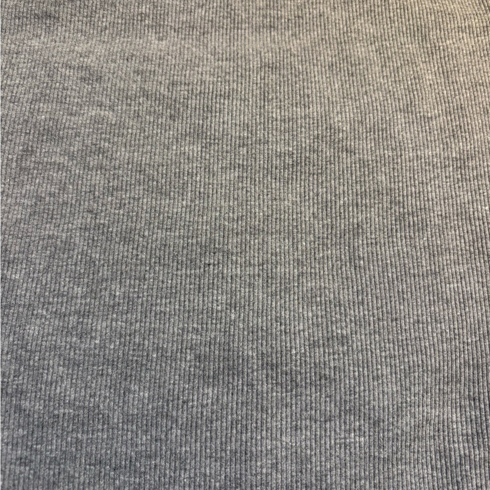Wild Fable Tank Top Small Gray Ribbed Scoop Neck Racerback Cotton Stretch - Picture 8 of 12